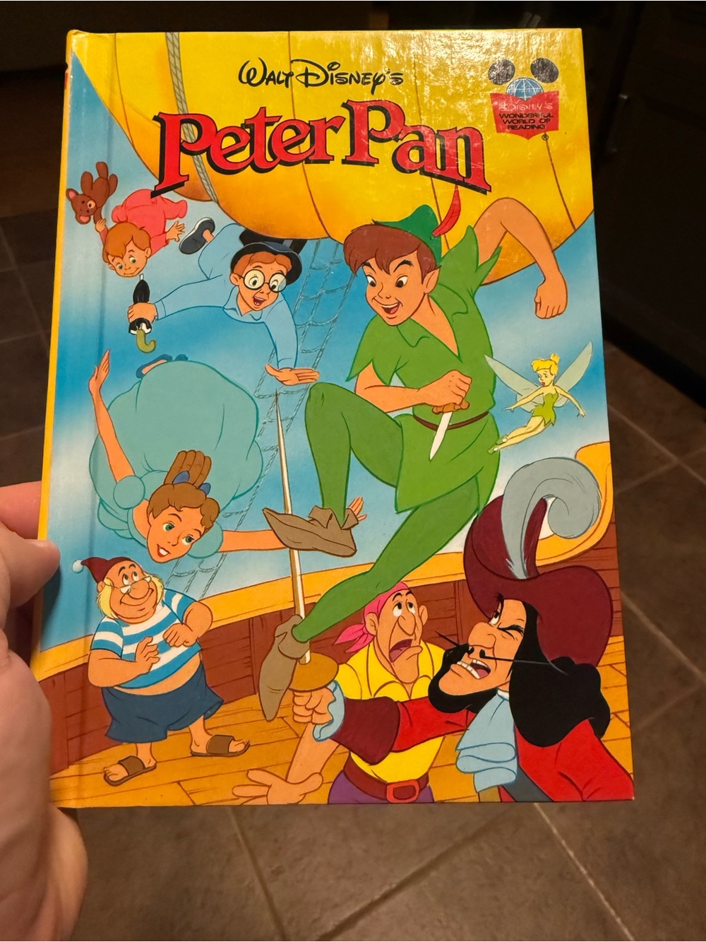 Vintage Disney Peter Pan book